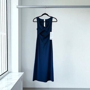 Lululemon Athletica Blue Sheath Midi Dress for Weddings